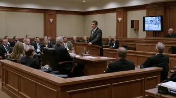 Attorney questioning a witness during a Nevada criminal trial while the judge and jury observe the testimony.