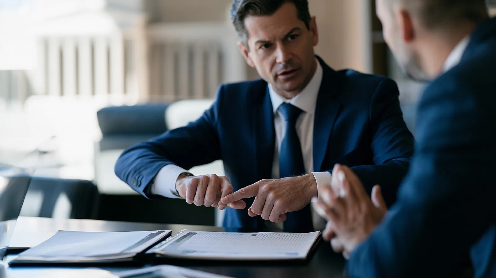 Criminal defense attorney discussing appellate options and post-conviction relief with a client in Nevada.