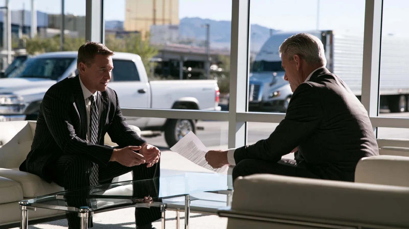 Nevada attorney discussing DUI charges and commercial driver’s license consequences with a professional driver.