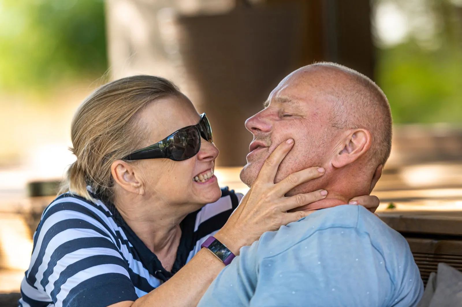 angry woman attacks and mentally abuses her husband in home, domestic violence concept