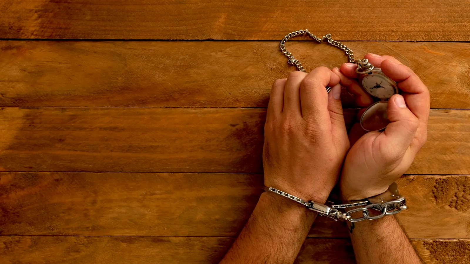 Concept time locked in jail for serving a crime.