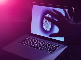 Hand grabbing the personnel identity of somebody online