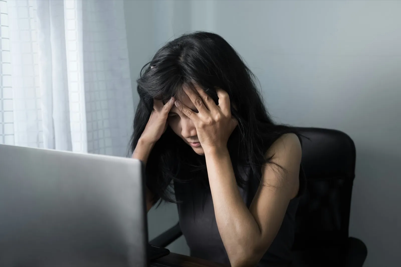Sad Woman Broken Heart or Victim Violence Domestic Concept