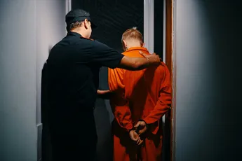 Walking Suspect to Interrogation Room